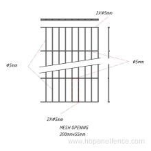 Single Wire Panel Fence RAL6005/RAL7016/RAL9005